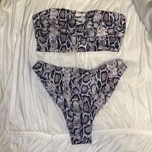 FashionNova Snakeskin Bikini